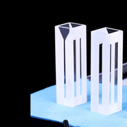 LABARTâ„¢ 10mm Pathlength, 1ml Quartz Micro Flurometer Cuvette with PTFE Lid, 4 Windows, LFL2Q-524